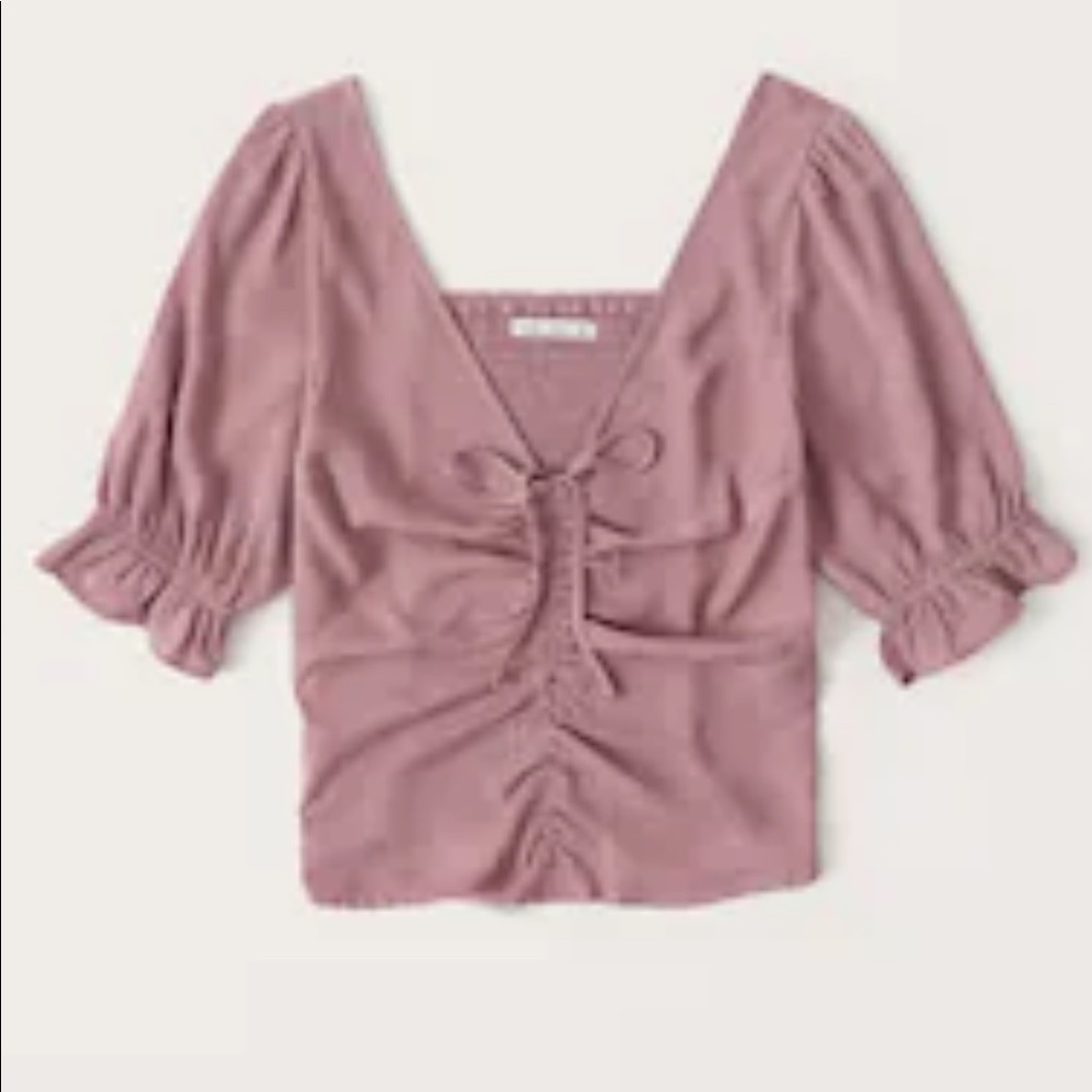Abercrombie and Fitch mauve top - Med